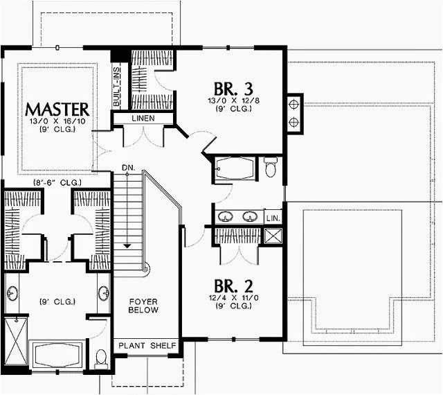 Single Story House Plans with Two Master Suites One Story House Plans with 2 Master Suites Ayanahouse