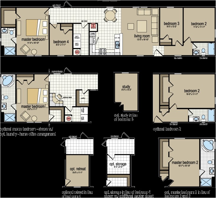 Single Wide Mobile Home Floor Plans 1 Bedroom 4 Bedroom 2 Bath Single Wide Mobile Home Floor Plans Single Wide Mobile Home Floor Plans 1 Bedroom 4 Bedroom 2 Bath Single Wide Mobile Home Floor Plans