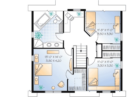 Smart Home Plan Smart House Plan with Alternate Garage 2151dr
