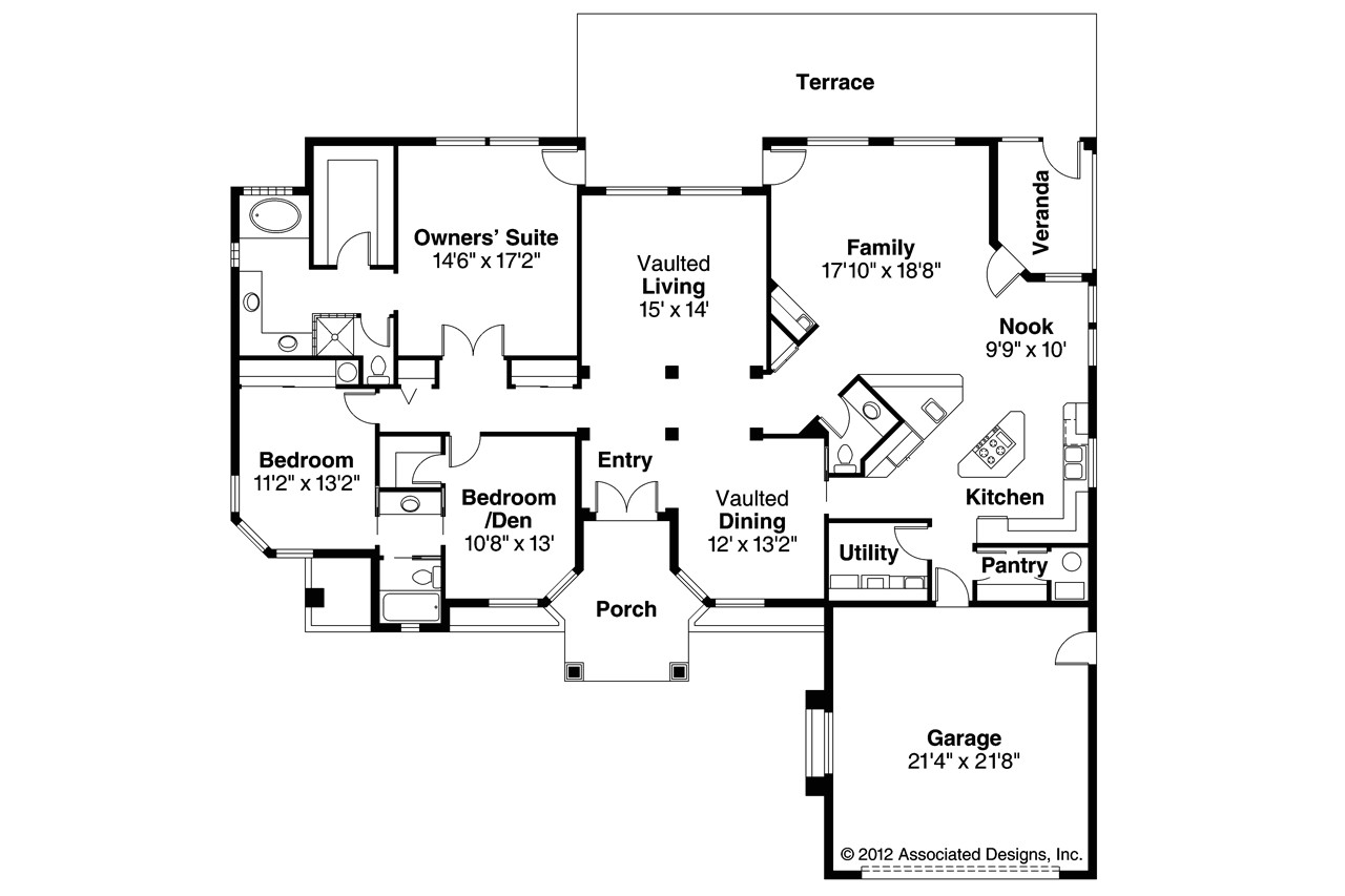 Spanish Style Homes Floor Plans Spanish Style House Plans Richmond 11 048 associated Spanish Style Homes Floor Plans Spanish Style House Plans Richmond 11 048 associated