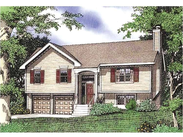 Split Level Ranch Home Plans Split Level House Plan with 1432 Square Feet and 3 Split Level Ranch Home Plans Split Level House Plan with 1432 Square Feet and 3