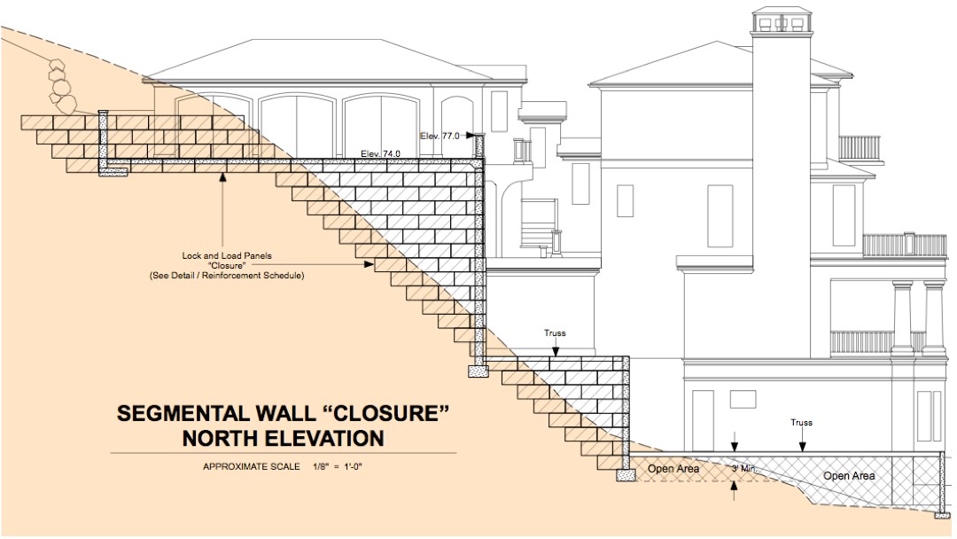 Steep Lot House Plans Utilizing Geofoam In Foundation Design for Steep Sloped