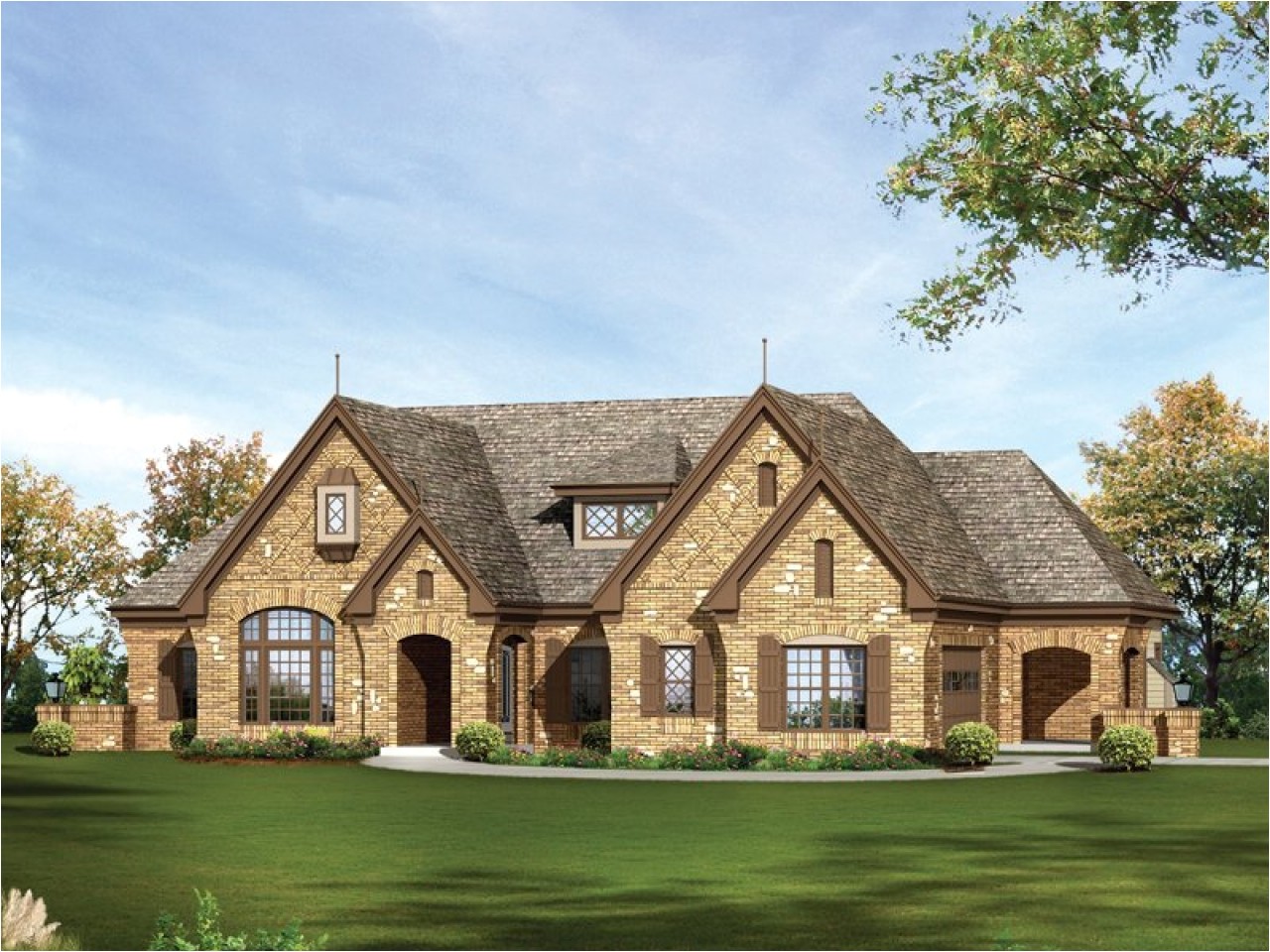 Stone Ranch Home Plans One Story Country House Stone One Story House Plans for