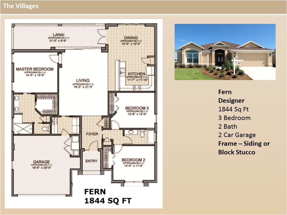 The Villages House Plans the Villages Homes Designer Homes Fern Model The Villages House Plans the Villages Homes Designer Homes Fern Model
