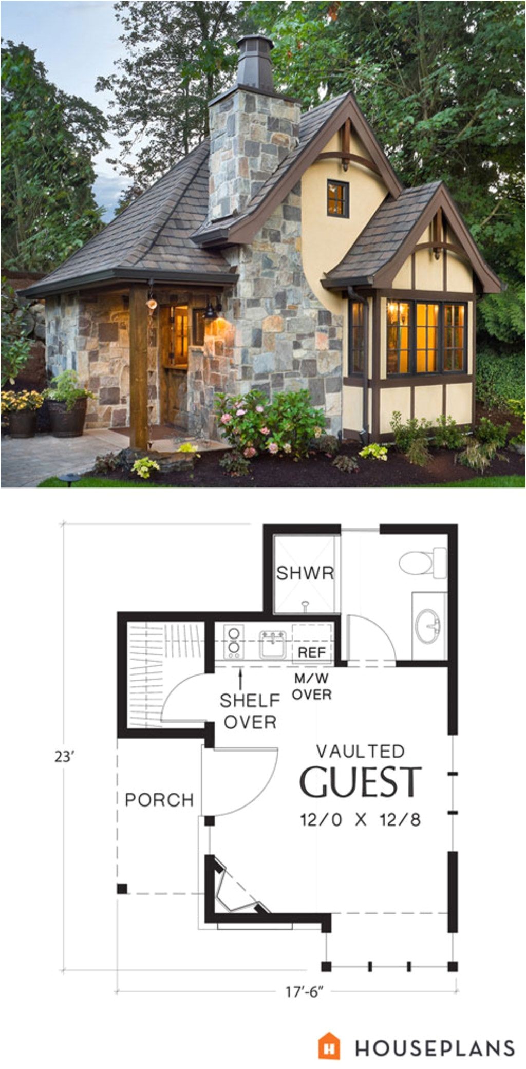Tiny Home Cabin Plans Tiny House Plan and Elevation Storybook Style if I Wanted Tiny Home Cabin Plans Tiny House Plan and Elevation Storybook Style if I Wanted