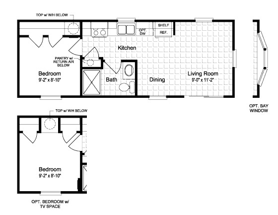 Tiny Mobile Home Floor Plans Small Mobile Home Floor Plans