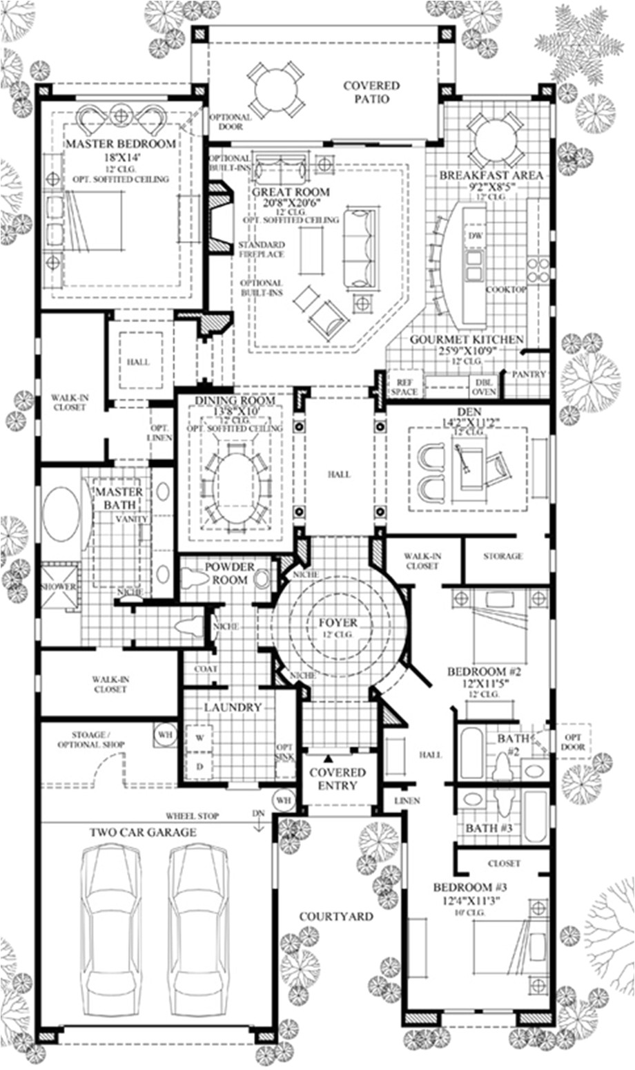 Toll Brothers Home Plans Windgate Ranch Scottsdale Cassia Collection the