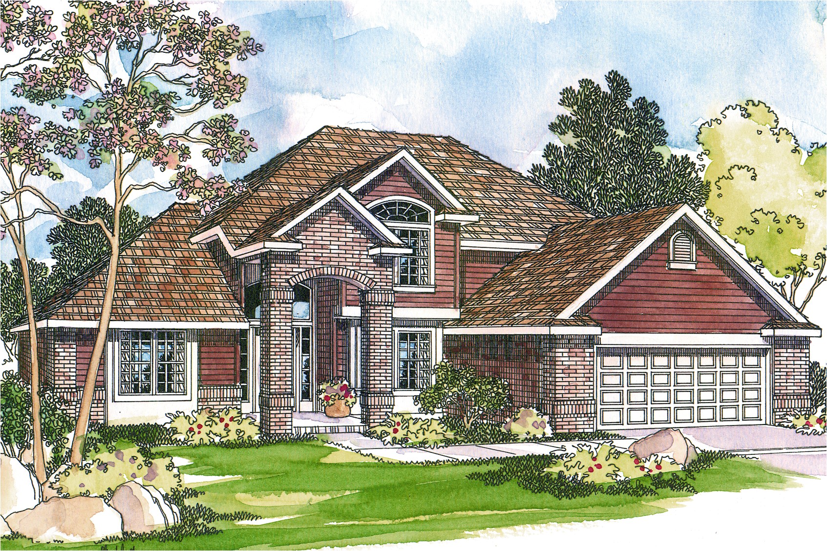 Traditional Home Plans with Photo Traditional House Plans Coleridge 30 251 associated