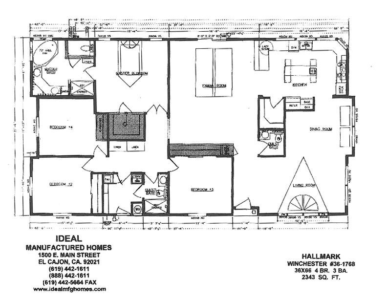 Triple Wide Manufactured Home Floor Plans Triple Wide Mobile Home Floor Plans Ideal Mfg Homes Triple Wide Manufactured Home Floor Plans Triple Wide Mobile Home Floor Plans Ideal Mfg Homes