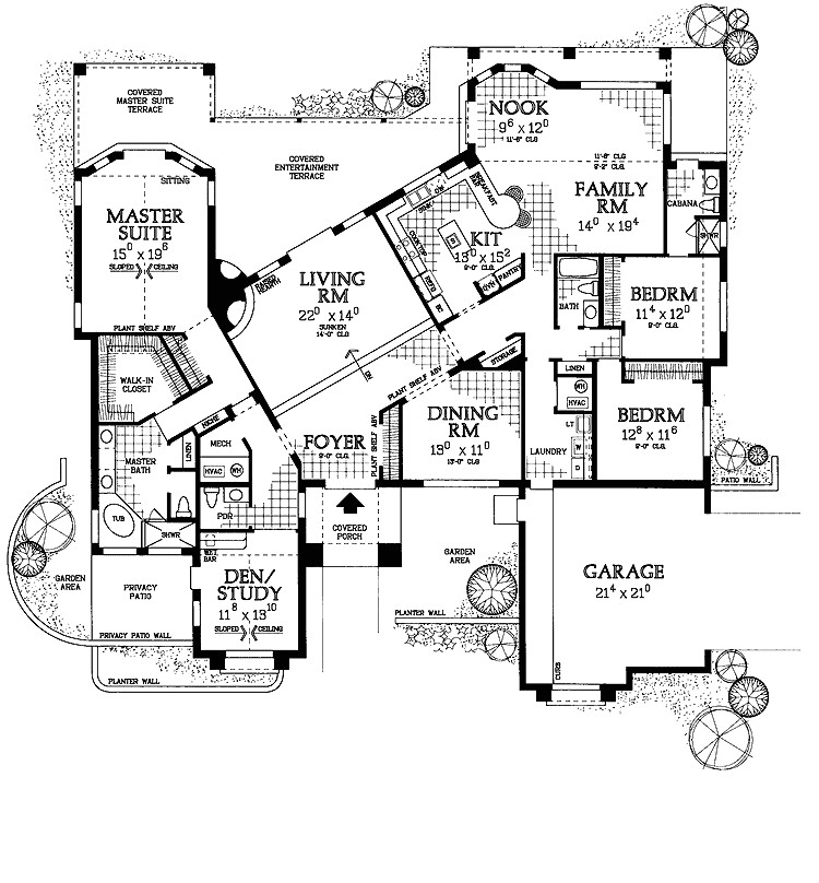 Unique Home Floor Plans Farmhouse Plans November 2012