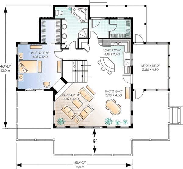 Vacation Home Plans 4 Season Vacation House Plan