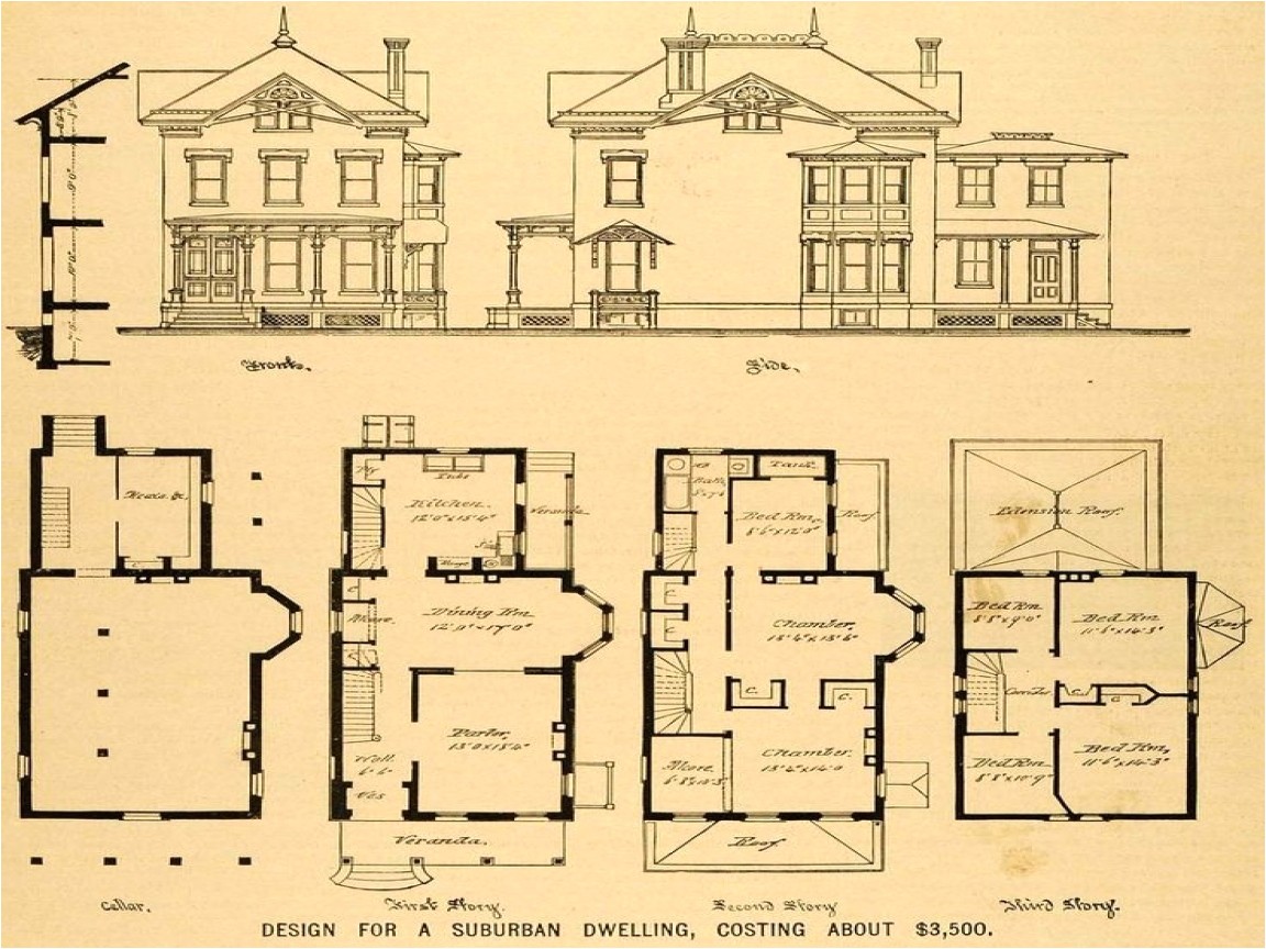 Victorian Era House Plans Victorian House Floor Plan thefloors Co