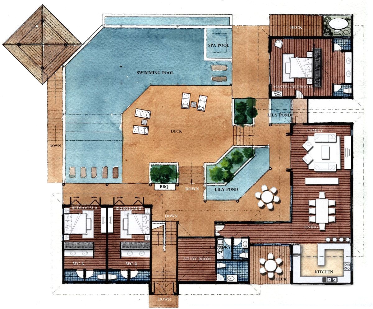 Villa Home Plans Resort Style Residential Floor Plans Floor Plans Villa Home Plans Resort Style Residential Floor Plans Floor Plans