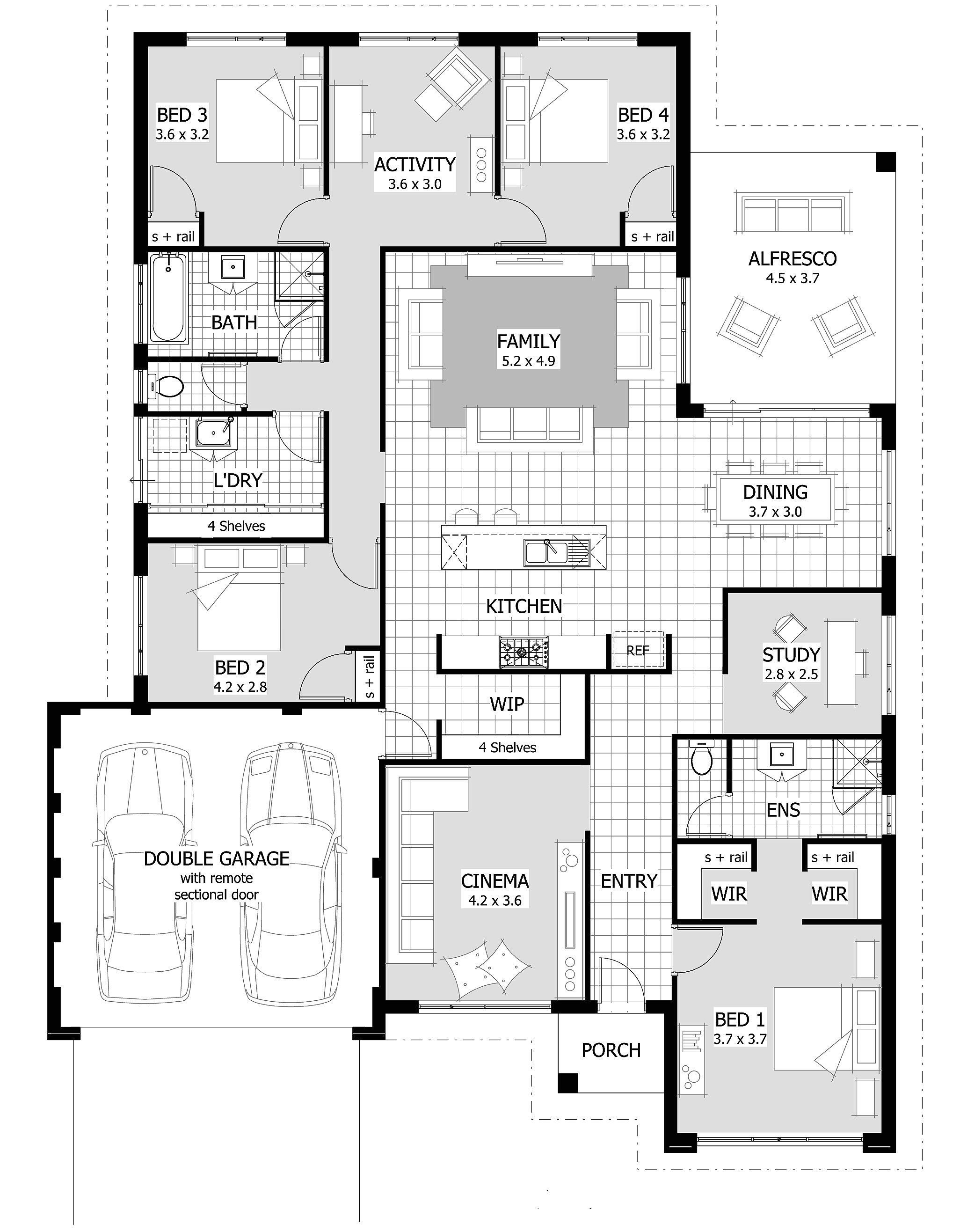 Wide Frontage House Plans 17 Metre Wide Home Designs Celebration Homes Wide Frontage House Plans 17 Metre Wide Home Designs Celebration Homes