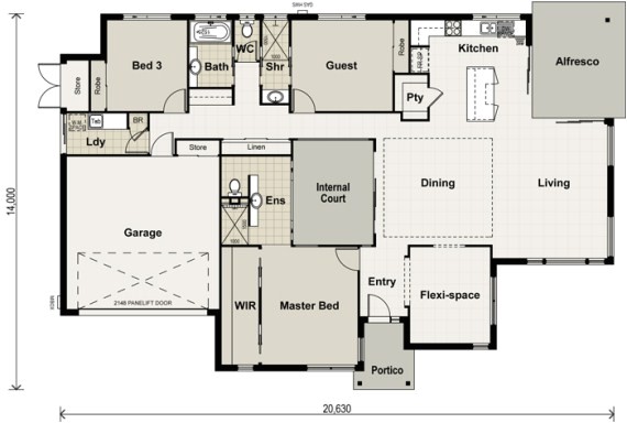 Wide Frontage House Plans Wide Block House Plans Escortsea Wide Frontage House Plans Wide Block House Plans Escortsea