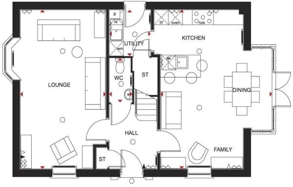 Wilson Homes Floor Plans Wilson Homes Floor Plans Unique 4 Bedroom Detached House