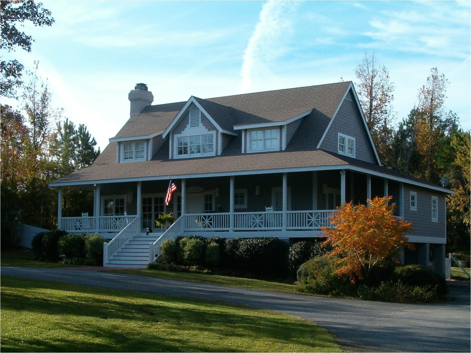 Wrap Around Deck House Plans southern Cottages House Plans Pleasent Outdoor Living On