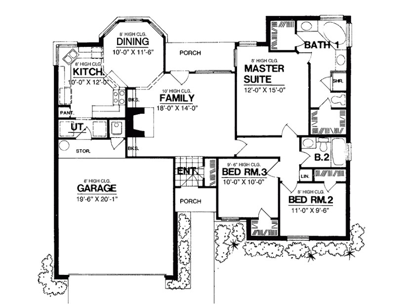 1300 Sq Ft Cottage House Plans Eplans Ranch House Plan Brick Bungalow with Curb Appeal