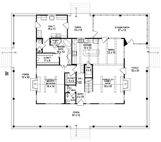 2 Bedroom House Plans with Wrap Around Porch 653684 3 Bedroom 2 5 Bath southern House Plan with Wrap
