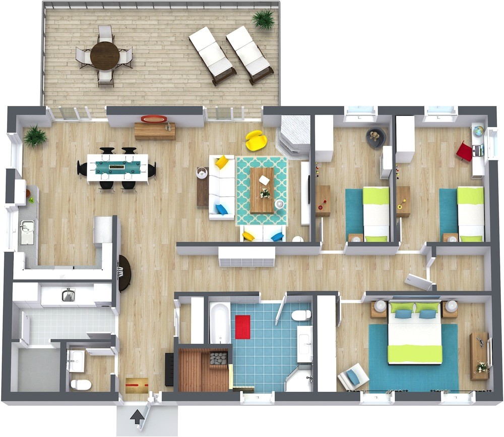 3 Bedroom House Floor Plans with Pictures 3 Bedroom Floor Plans Roomsketcher 3 Bedroom House Floor Plans with Pictures 3 Bedroom Floor Plans Roomsketcher