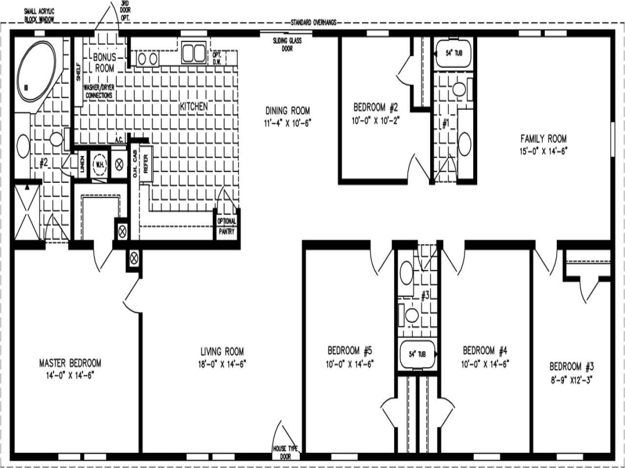 6 Bedroom Manufactured Home Floor Plan 5 Bedroom Mobile Home Floor Plans 6 Bedroom Double Wides