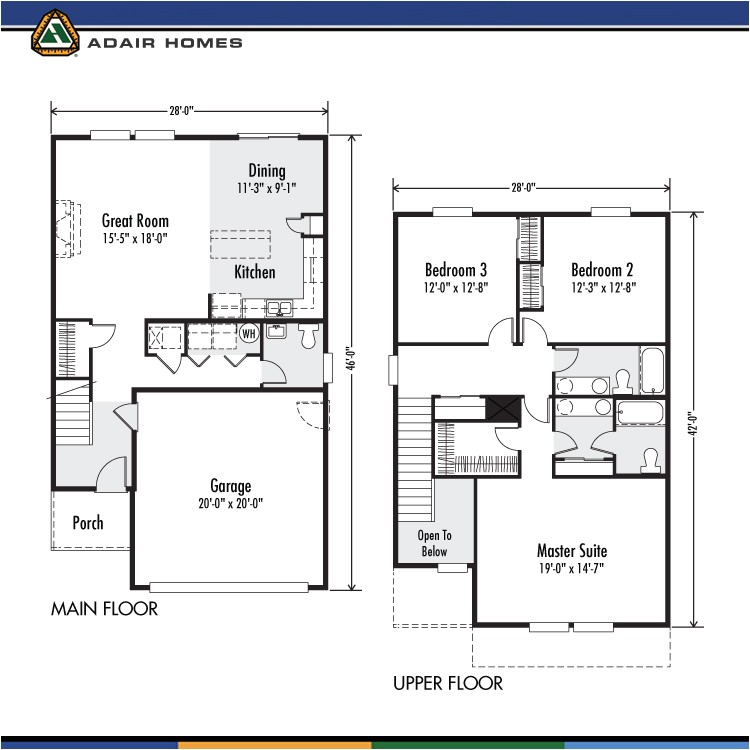 Adair Homes Floor Plans Adair Homes the Ruby 1843 Home Plan Adair Homes Floor Plans Adair Homes the Ruby 1843 Home Plan