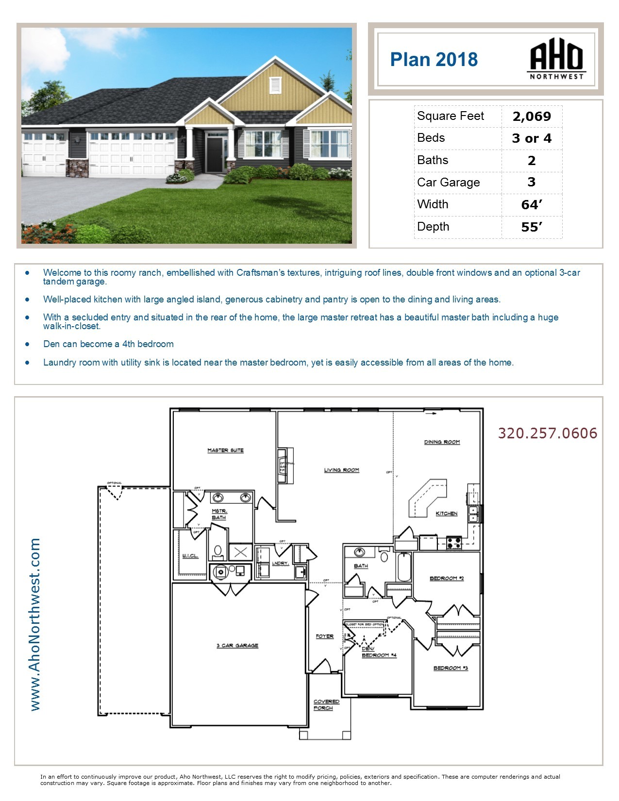 Aho Homes Floor Plans Plan 1413 Aho northwest Aho Homes Floor Plans Plan 1413 Aho northwest