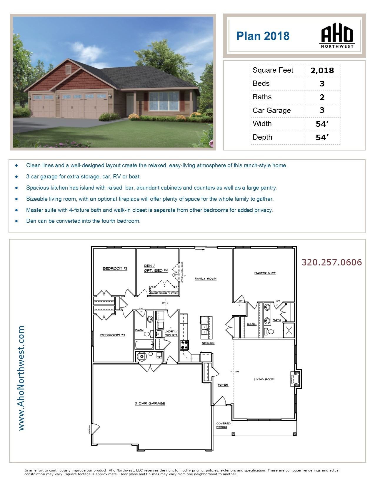 Aho Homes Floor Plans Plan 1413 Aho northwest Aho Homes Floor Plans Plan 1413 Aho northwest