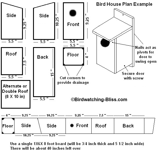 Bird House Plans for Bluebirds Free Bird House Plans Bluebird Purple Martin Wren More