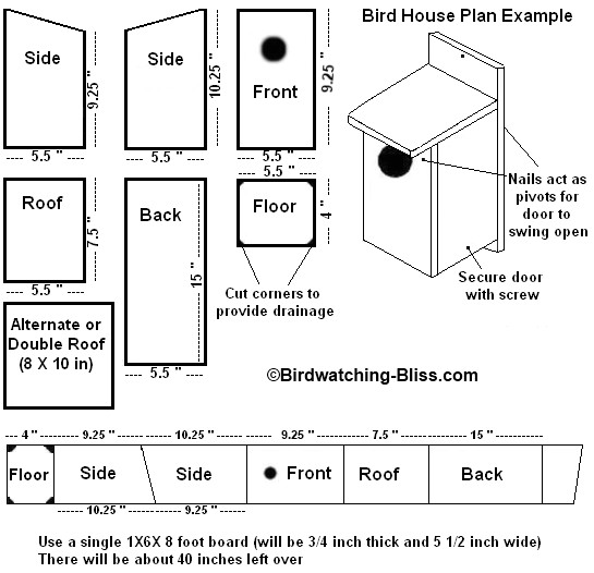 Bird House Plans Free Free Bird House Plans Bluebird Purple Martin Wren More
