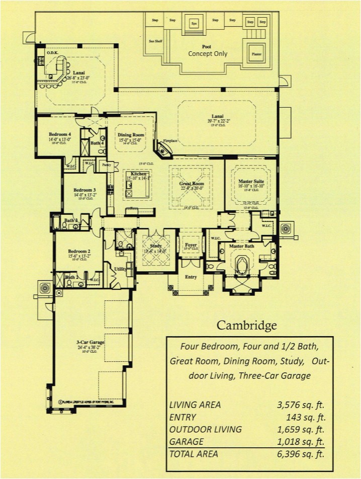 Cambridge Homes Floor Plans 3 000 5 000 Sq Ft Florida Lifestyle Homes Cambridge Homes Floor Plans 3 000 5 000 Sq Ft Florida Lifestyle Homes
