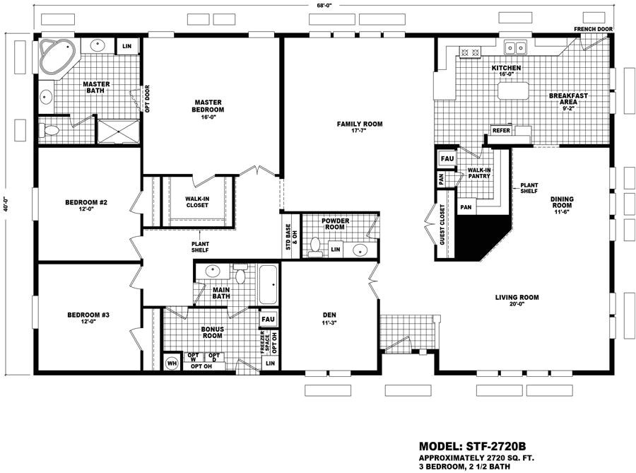 Cavco Homes Floor Plans Modular Home Sante Fe Modular Home Cavco Homes Floor Plans Modular Home Sante Fe Modular Home