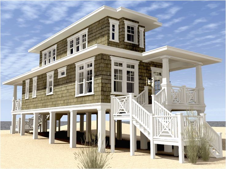 Coastal Home Plans On Pilings Small Beach House Plans On Pilings Design All About