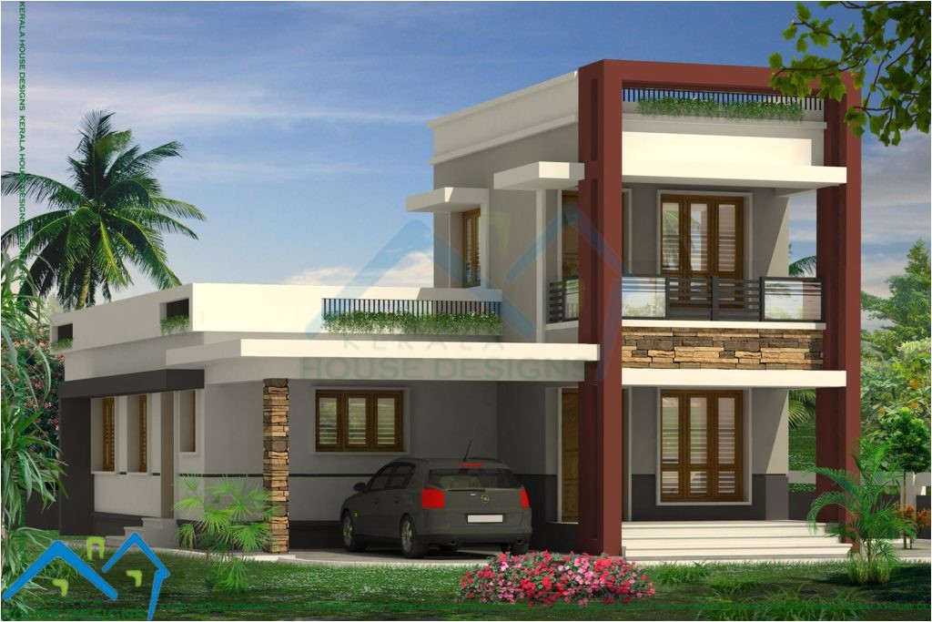 Contemporary Style Home Plans In Kerala Home Design Low Budget Modern Villas Elevations Home