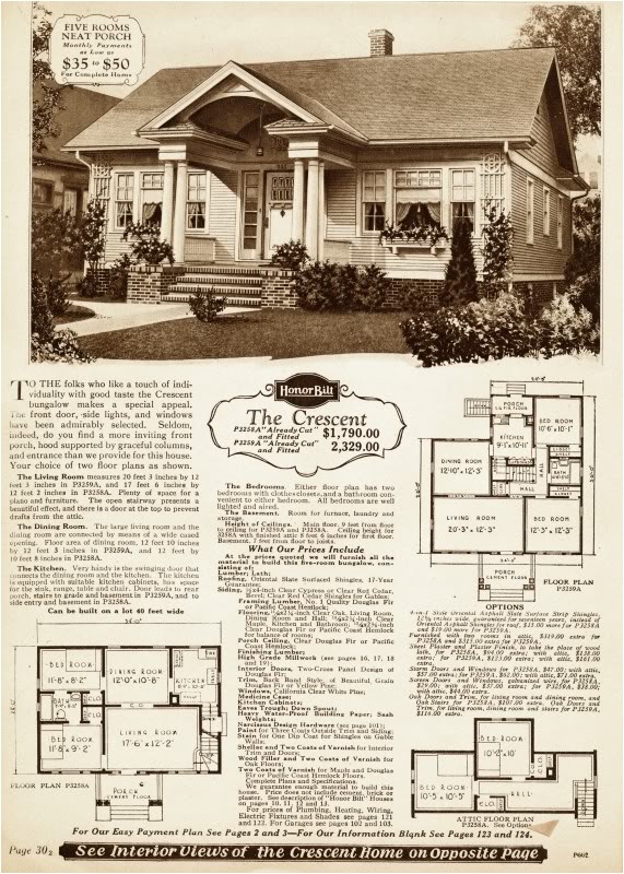 Crescent Homes Floor Plans 2010 August Sears Modern Homes