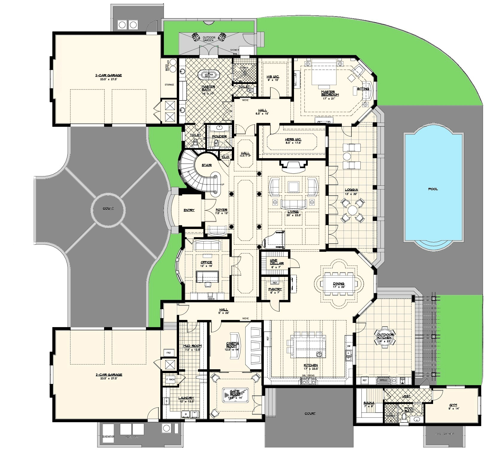Custom Home Floor Plans Florida Luxury Villas Floor Plans Custom Home Floor Plans Florida Luxury Villas Floor Plans
