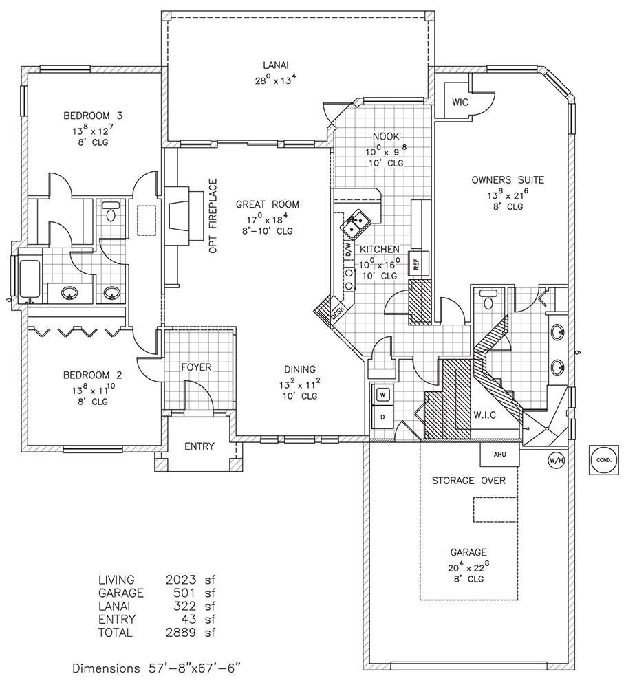 Custom Home Floor Plans Florida St James Custom Home Floor Plan Palm Coast and