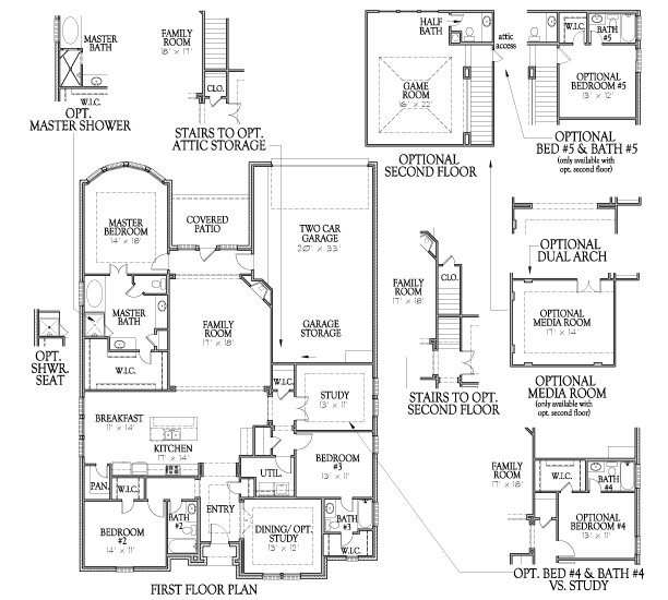 Darling Homes Floor Plans Home for Sale 878 Star Creek Parkway Allen Tx 75013