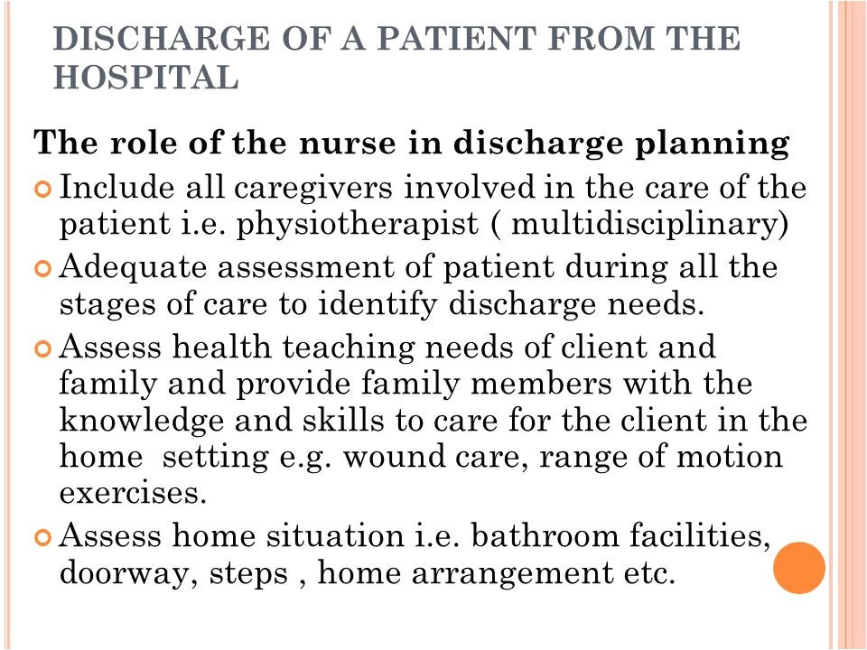 Discharge Planning From Hospital to Home Admission Of Patients to the Hospital Ppt Video Online Discharge Planning From Hospital to Home Admission Of Patients to the Hospital Ppt Video Online