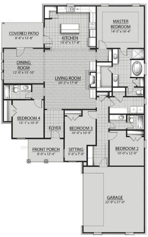 Dsld Home Plans Houmas Ii A Floor Plan Dsld Homes Floorplans
