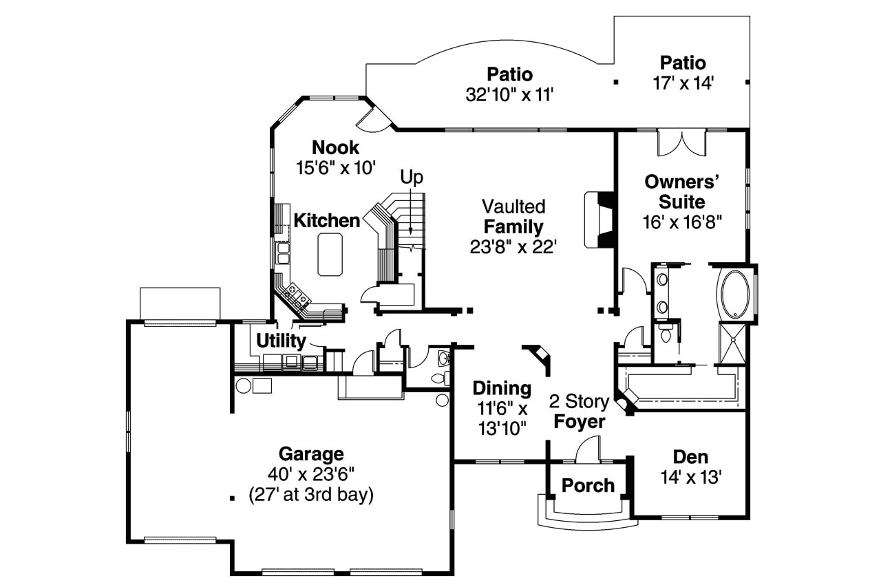 European Home Floor Plan European House Plans Yorkshire 30 505 associated Designs