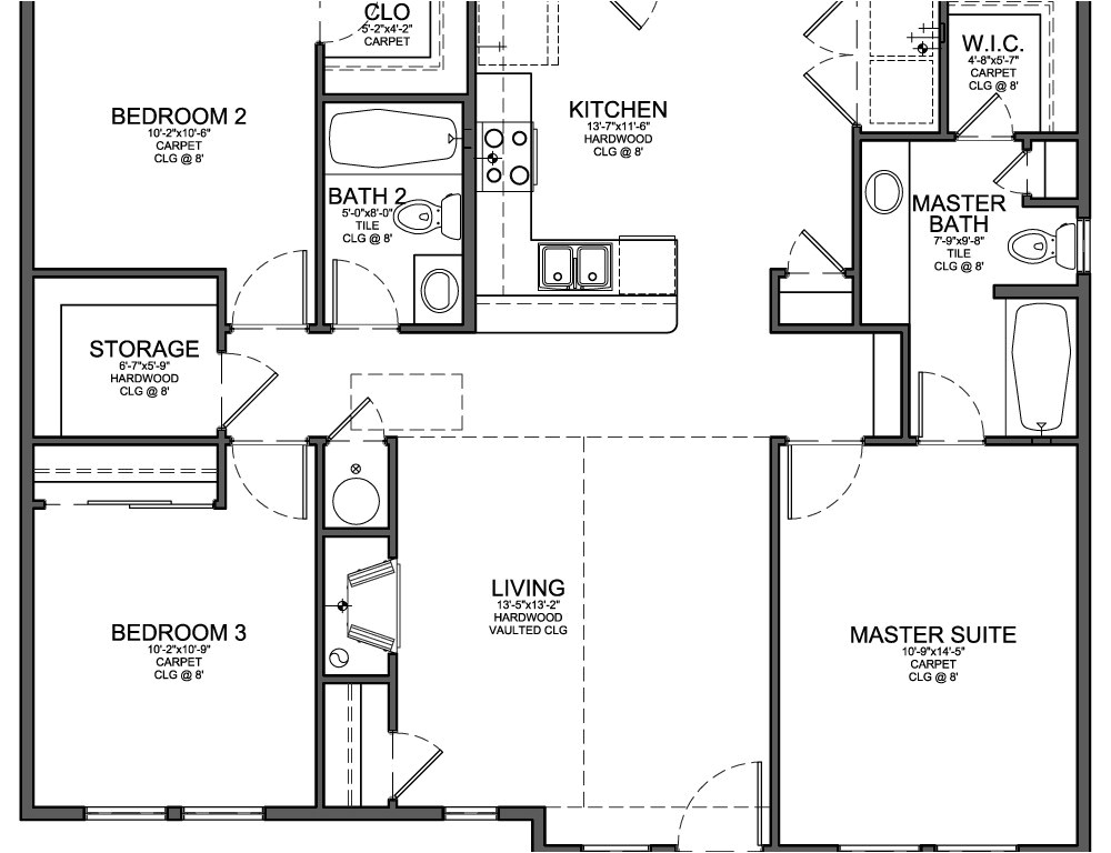 Floor Plans for 3 Bedroom Homes Three Bedroom Floor Plans Photos and Video