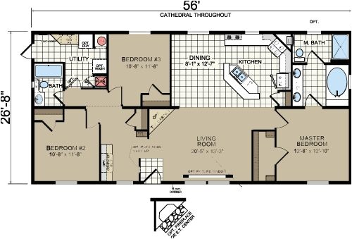 Floor Plans for Morton Building Homes Morton Building Homes Floor Plans Redman A526