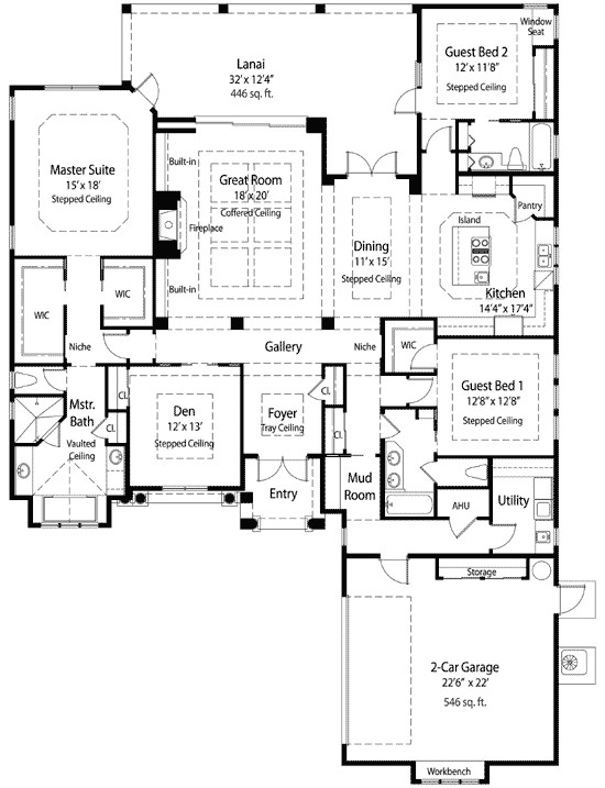 Great Room House Plans One Story Plan W33062zr Energy Smart Single Story E Architectural Great Room House Plans One Story Plan W33062zr Energy Smart Single Story E Architectural