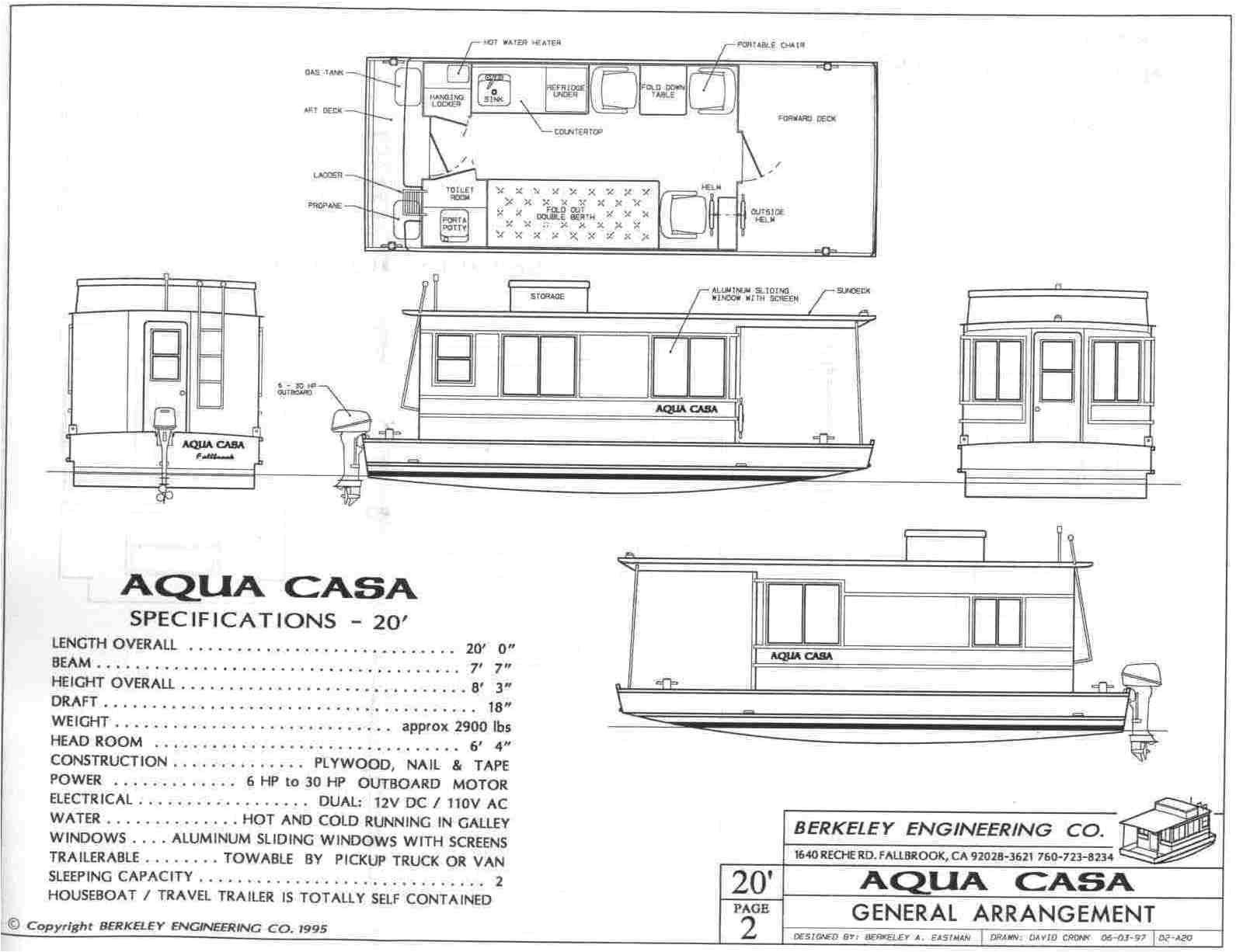 Home Boat Building Plans Aqua Casa Houseboat Home Boat Building Plans Aqua Casa Houseboat