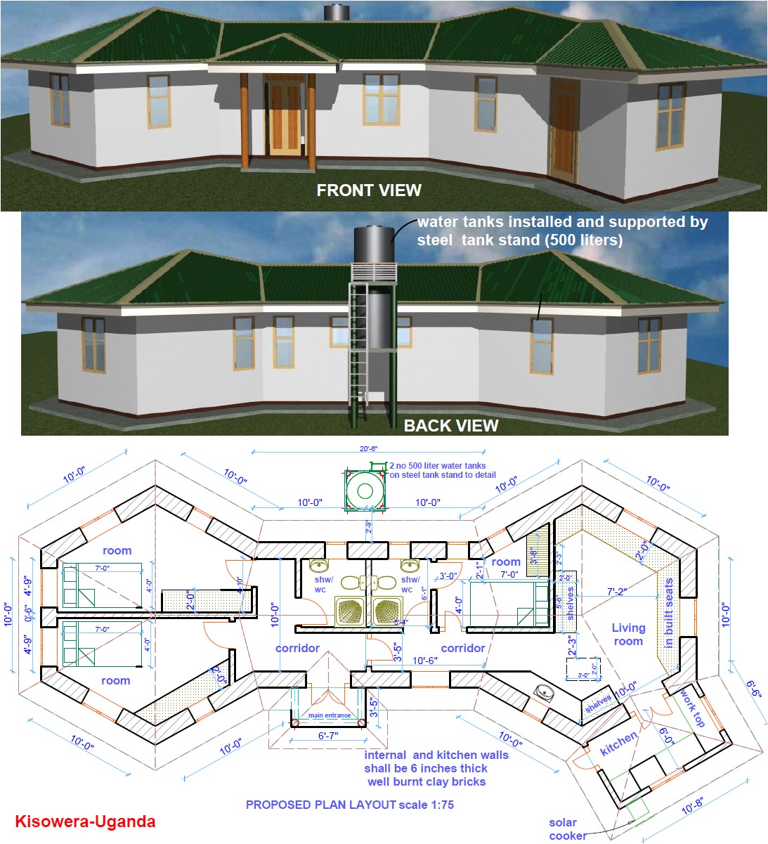 Home Construction Plan Design Earthbag Construction In Uganda Home Construction Plan Design Earthbag Construction In Uganda