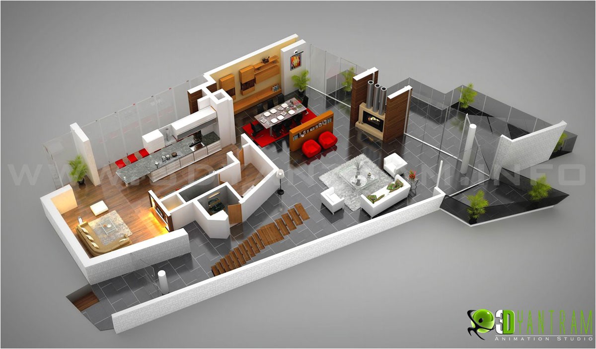 Home Design Plans Ground Floor 3d 3d Floor Plan Design Interactive 3d Floor Plan Yantram