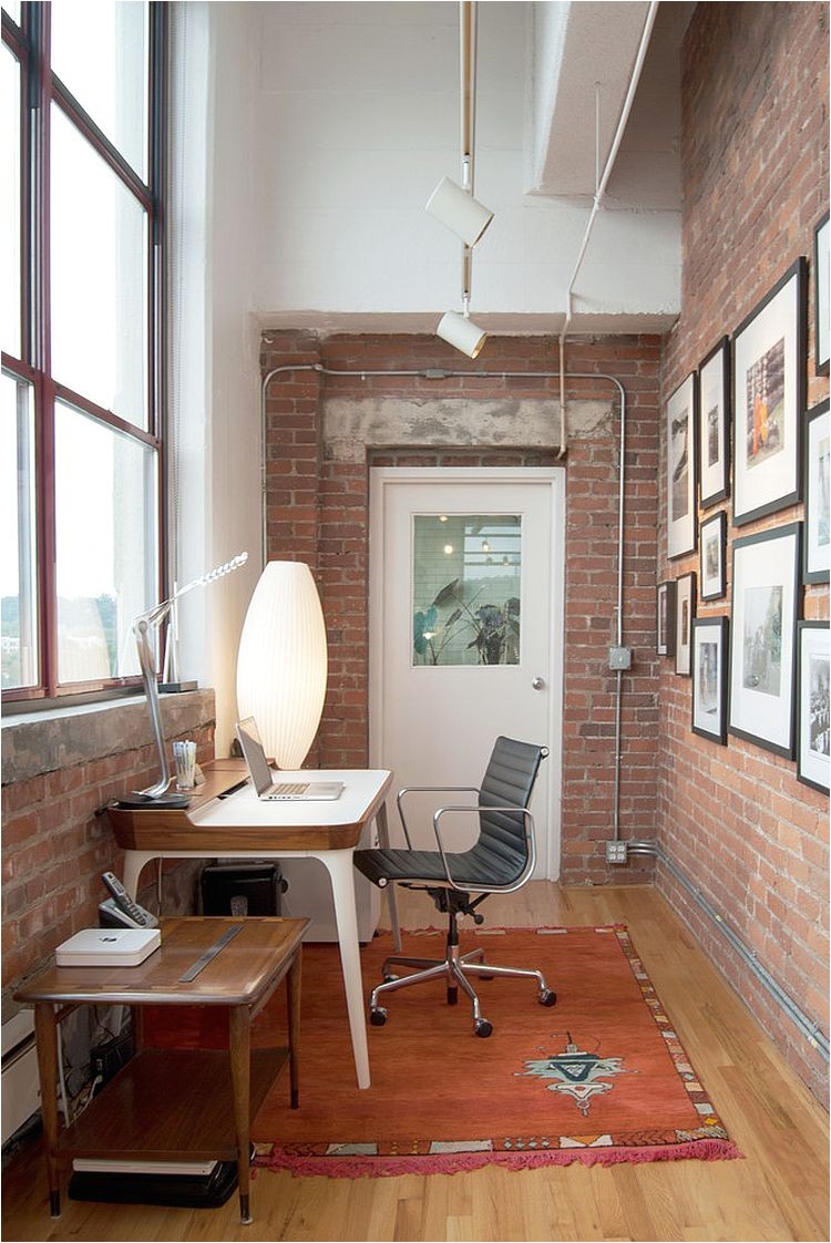 Home Office Planning Trendy Textural Beauty 25 Home Offices with Brick Walls Home Office Planning Trendy Textural Beauty 25 Home Offices with Brick Walls