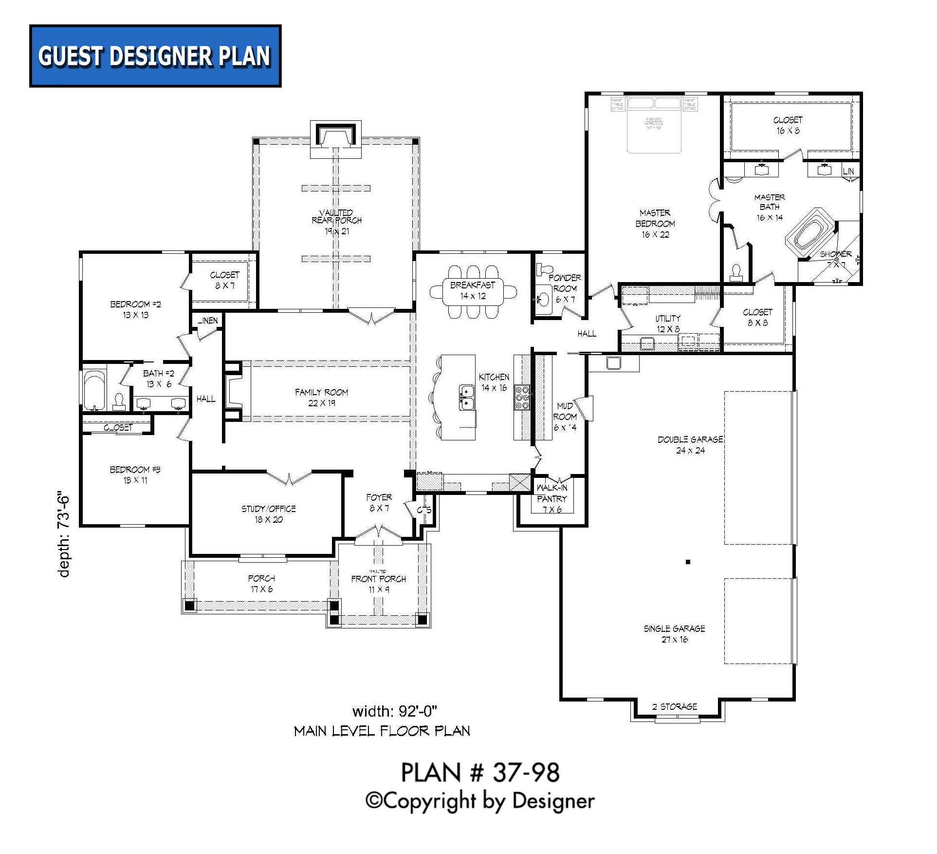 Home Planners Inc House Plans House Plan 37 98 House Plans by Garrell associates Inc Home Planners Inc House Plans House Plan 37 98 House Plans by Garrell associates Inc
