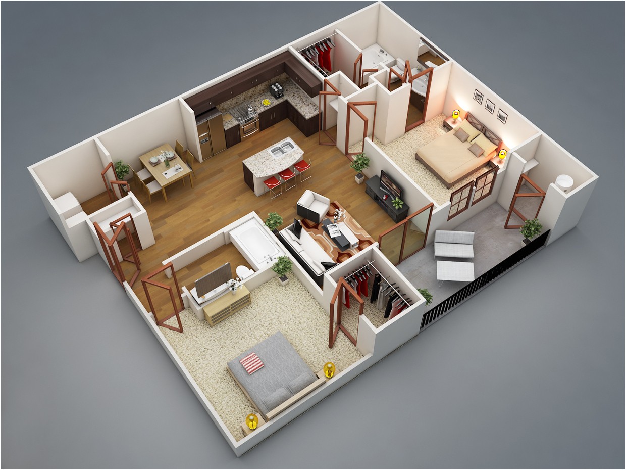 Home Plans with Apartment 2 Bedroom Apartment House Plans Home Plans with Apartment 2 Bedroom Apartment House Plans